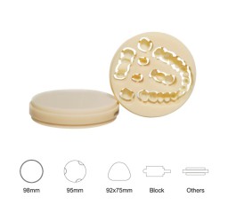 AuDental | Multilayer PMMA Dental Milling Disc – Natural Gradient Temporaries
