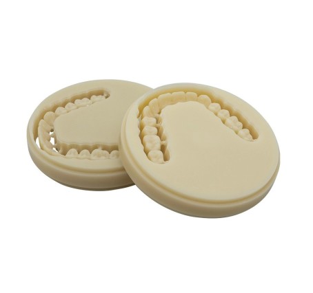 AuDental | Monochrome PMMA Dental Milling Disc – Temporary & Long-Term Restorations
