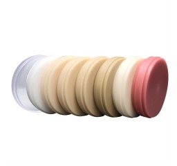 AuDental | Monochrome PMMA Dental Milling Disc – Temporary & Long-Term Restorations