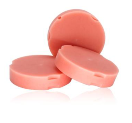 AuDental PMMA Pink Block | High-Precision Temporary Denture Material