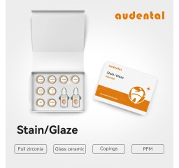 AuDental Stain / Glaze – Pink Set | Gingival Effect Color Kit (8 Shades)