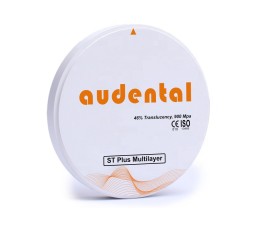 AuDental | ST Plus Multilayer Dental Zirconia Disc – Super-Translucent & High-Strength