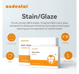 AuDental Stain / Glaze – 26 Available Colors | Ceramic Glaze for Tooth & Gingival Customization