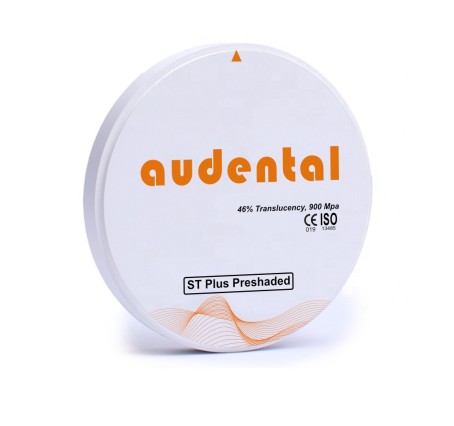 AuDental | ST Plus Preshaded Dental Zirconia Disc – Super-Translucent & High-Strength